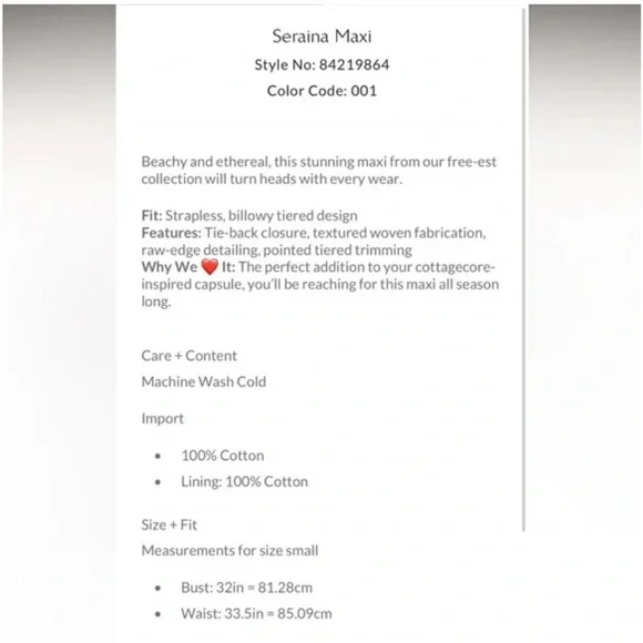 Seraina maxi free people dress - Picture 5 of 5